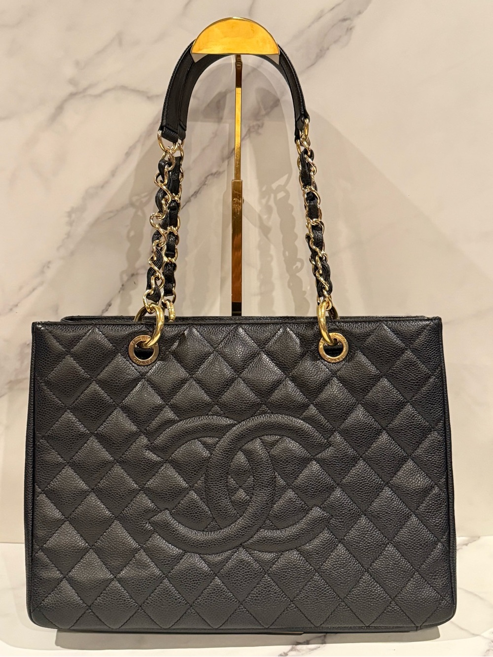 Chanel GST Caviar Gold Hardware